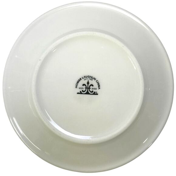 Homer Laughlin USA Vintage 6.25" Bread & Butter Plate 'C' Monogram-Set of 6 - Picture 4 of 5